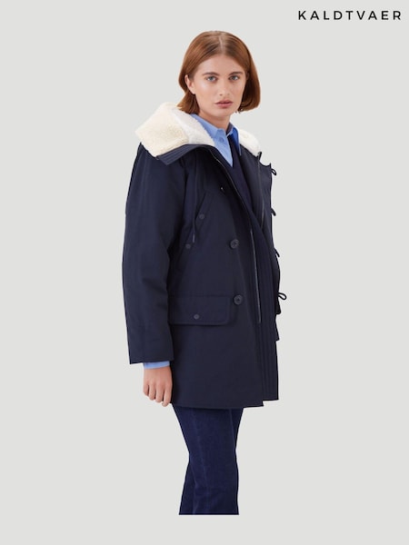 Kaldtvaer Navy Harstad Wind and Water Resistant Padded Parka Coat (K61234) | €60