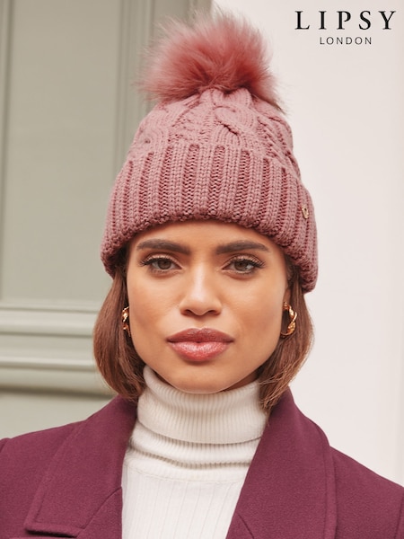 Lipsy Cosy Cable Bobble Hat (K61506) | € 7