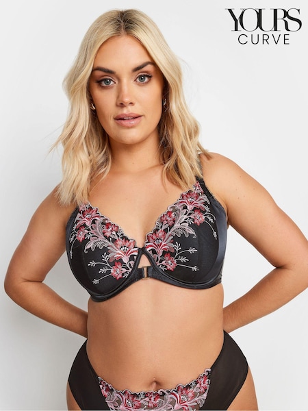 Yours Curve Dramatic Embrodiery Padded Bra (K62121) | 60 zł