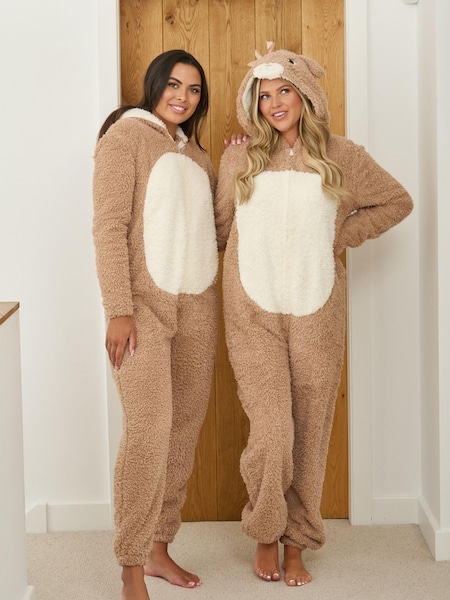 Loungeable Cream Fleece All-In-One (K63357) | €12.50
