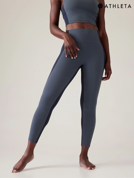Athleta Blue Transcend Colorblock 7/8 Leggings (K63501) | €45