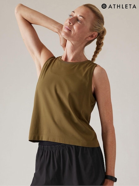 Athleta Green Ether Seamless Tank Vest (K63994) | €14