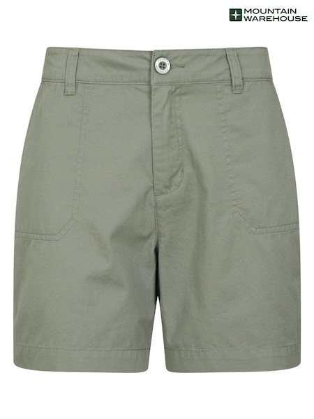 Verde - Șort Mountain Warehouse Bayside din bumbac organic 100% pentru femei (K64716) | 95 LEI