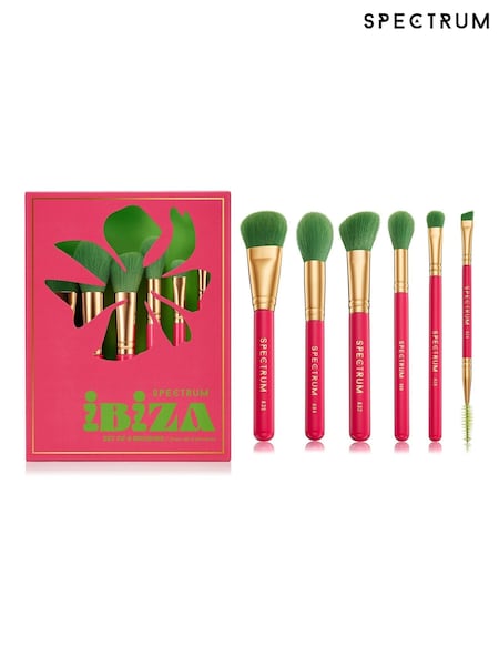 Spectrum Collections Ibiza Travel Book 6 Piece Full Sized Brush Set (K65140) | €40