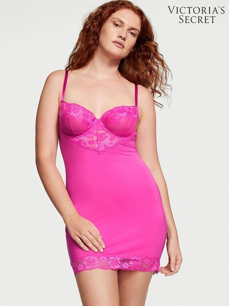 Victoria's Secret Fuchsia Frenzy Pink Modal Slip Dress (K65229) | €27