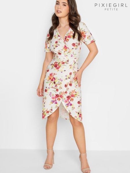 PixieGirl Petite Wrap Dress (K65359) | €10