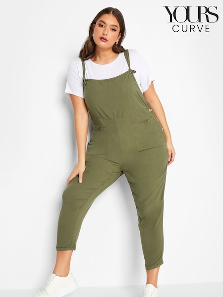 Yours Curve Green Limited Dungarees (K65400) | €25