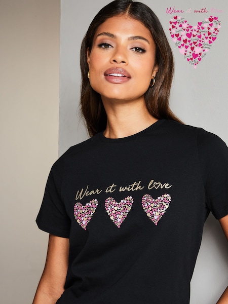 Wear it with Love Black T-Shirt (K66961) | €14