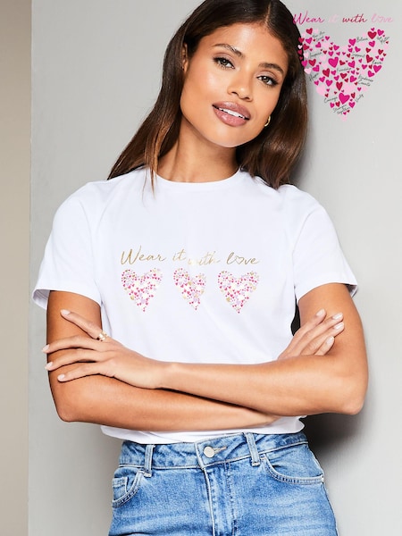 Wear it with Love White T-Shirt (K66962) | €14