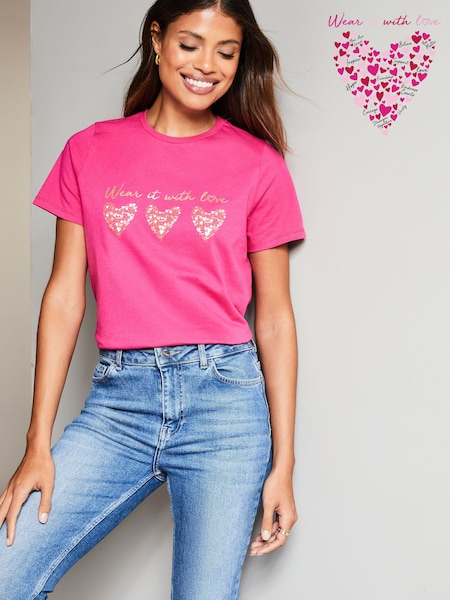 Wear it with Love Pink T-Shirt (K66963) | €14