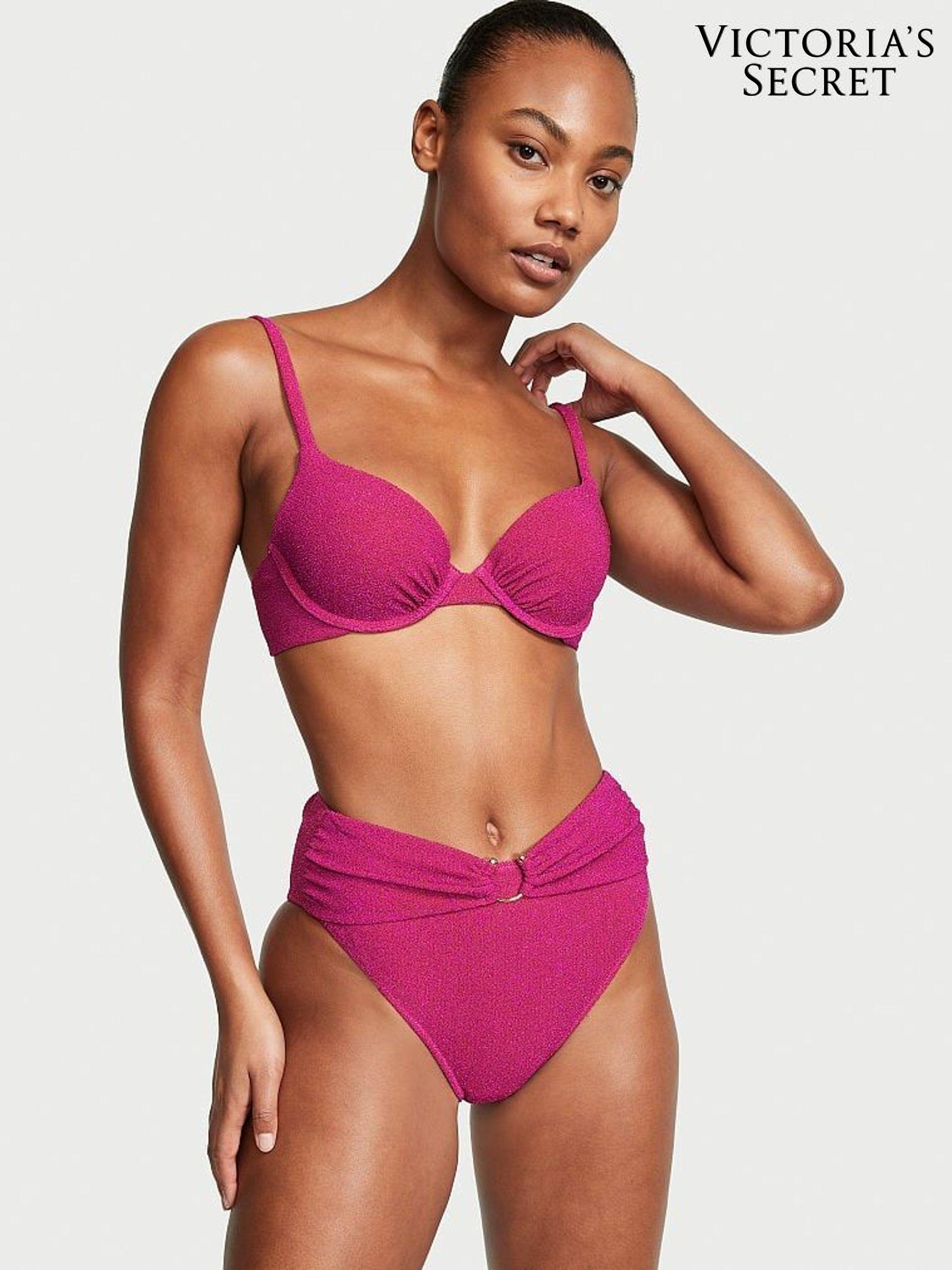 Pink victoria secret bathing suit best sale