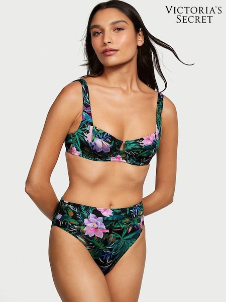 Victoria's Secret Black Palm Non Padded Swim Bikini Top (K67292) | €22
