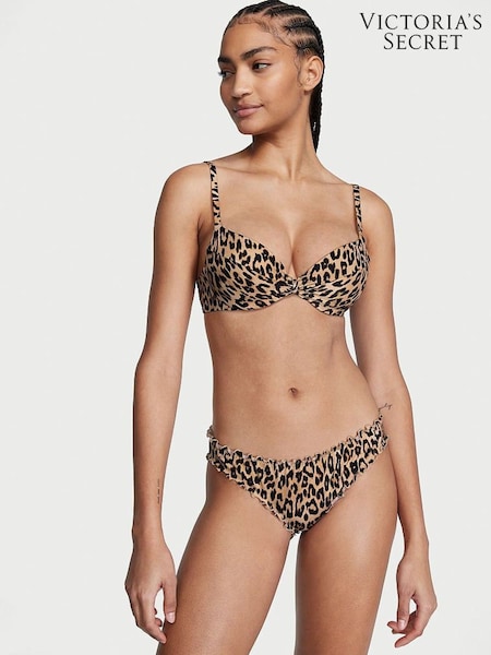 Victoria's Secret Leopard Padded Swim Bikini Top (K67293) | €22