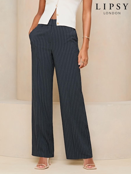 Lipsy Wide Leg Woven Smart Trousers (K67448) | 159 LEI