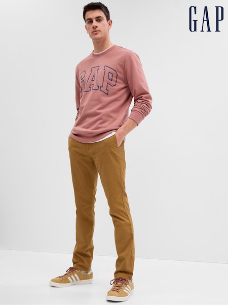 Gap Brown Skinny Fit Stretch Essential Chino Trousers (K67451) | €57