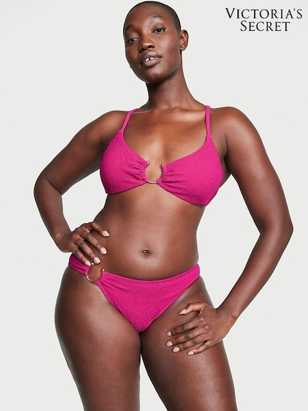 Victoria's Secret Forever Pink Cross Over Shimmer Swim Bikini Top (K67669) | €19.50