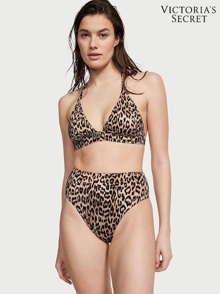 Victoria's Secret Leopard High Waisted Swim Bikini Bottom (K68501) | €13.50