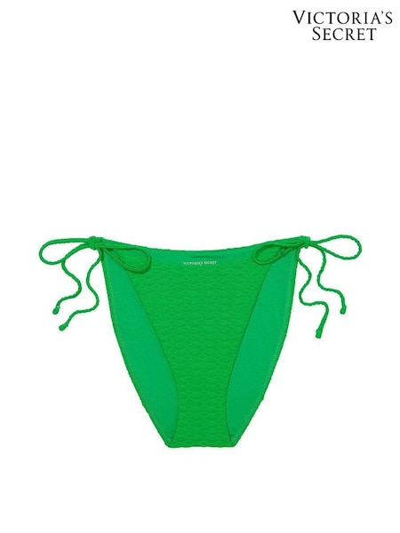 Victoria's Secret Green Fishnet Tie Side High Leg Swim Bikini Bottom (K68533) | €13.50