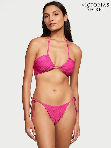 Victoria's Secret Forever Pink Fishnet Cross Over Swim Bikini Top (K68539) | €15.50