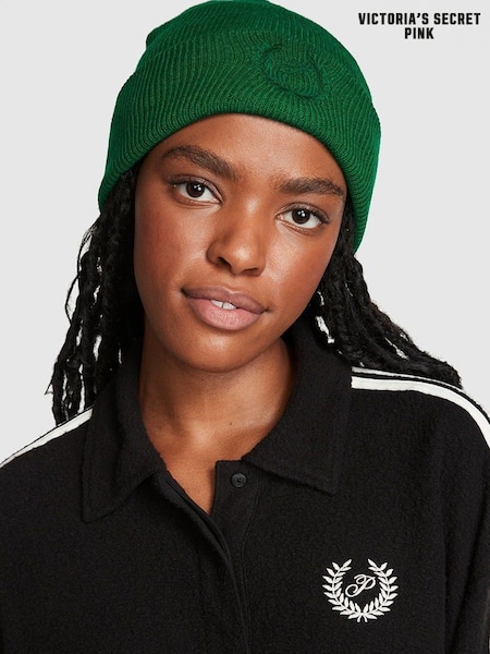 Victoria's Secret PINK Garnet Green Rib Beanie (K68791) | €8.50
