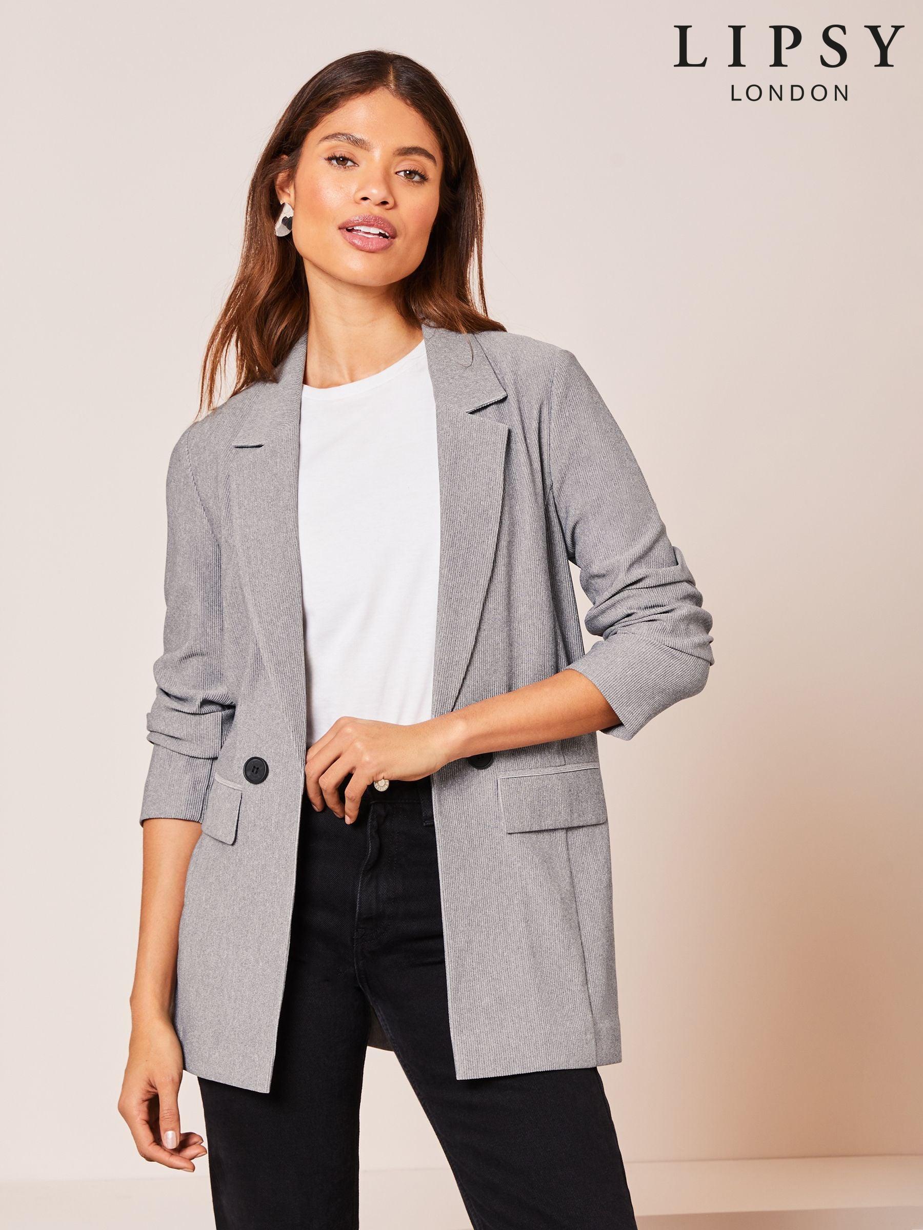 Next grey blazer womens online