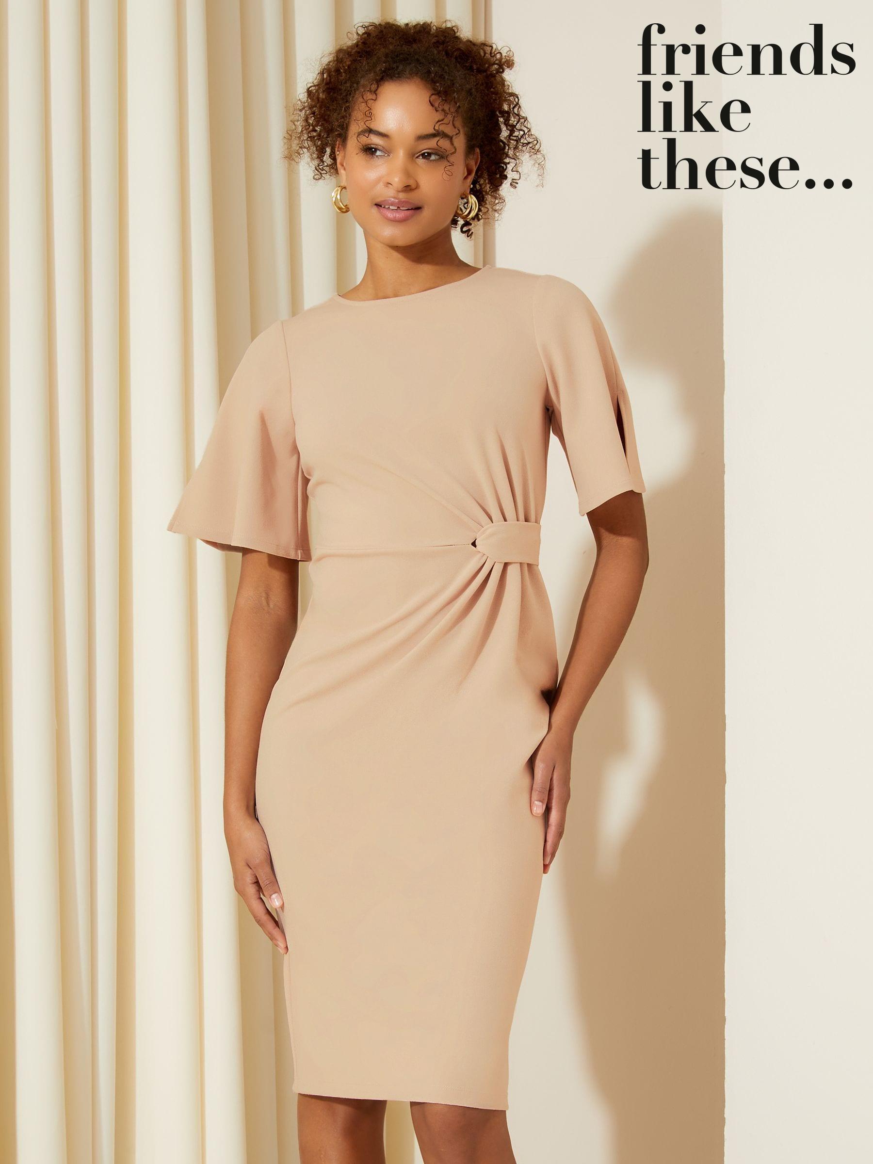Cream work dress store