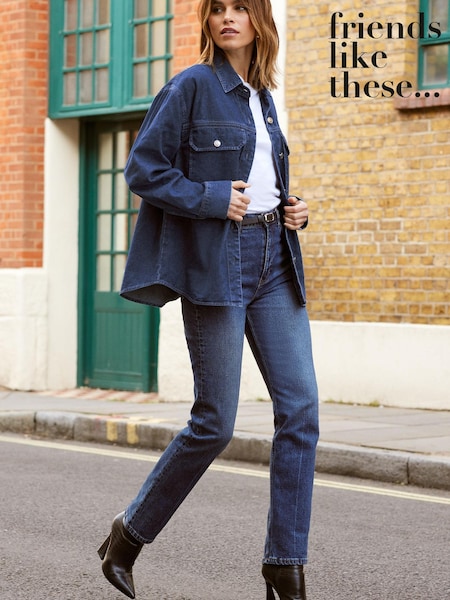 Friends Like These Blue Denim Heavyweight Shirt (K70454) | €11