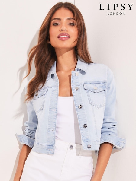 Albastru deschis - Jachetă scurtă Lipsy din denim (K70788) | 151 LEI