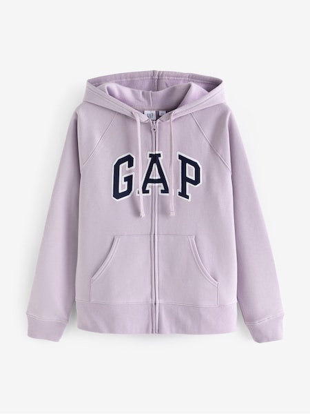Gap Purple Logo Zip Up Hoodie (K70804) | €27