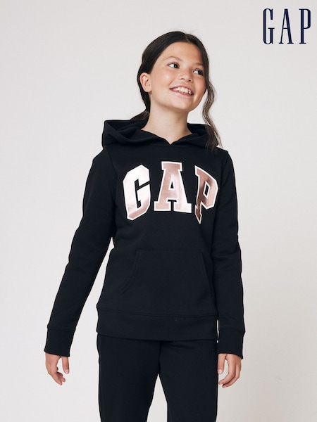 Musta/Kultainen/kullanvärinen - Gap Logo Huppari (4-13v) (K71231) | €32