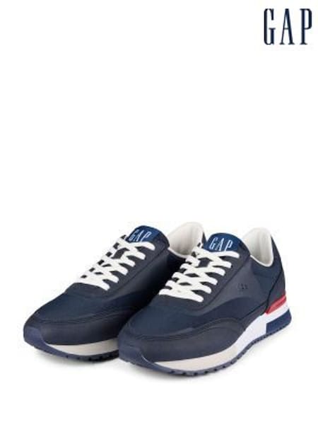 Gap Navy Blue New York Low Top Trainers (K71726) | €114