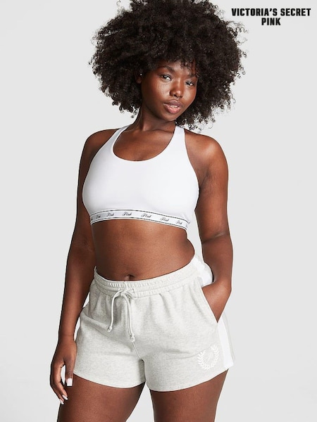 Victoria's Secret PINK Heather Stone Grey Fleece Short (K71832) | €15.50