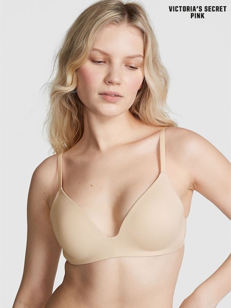 Victoria's Secret PINK Nude Marzipan Non Wired Push Up Bra (K71867) | €33