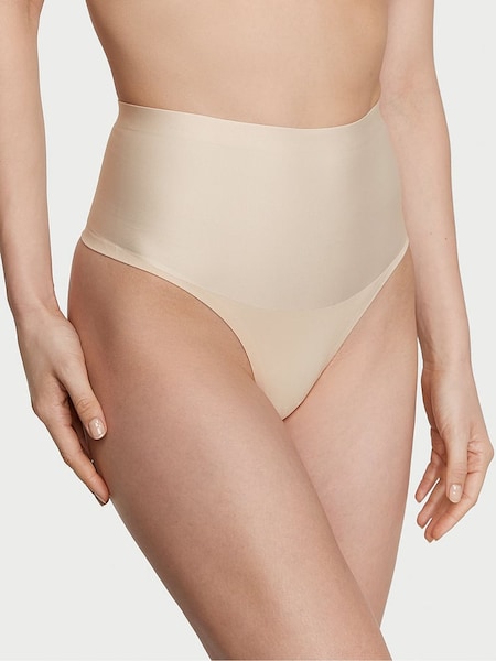 Victoria's Secret Marzipan Nude Smooth Thong Smoothing Shimmer Shaping Knickers (K71932) | €22.50