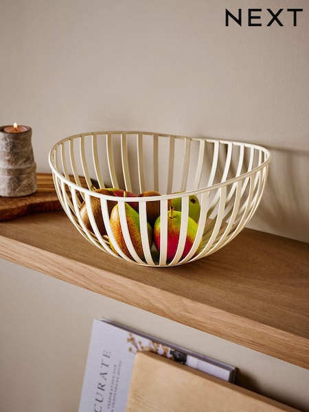 Cream Alina Fruit Bowl (K72066) | $37