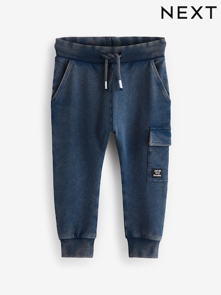 Blue Acid Wash Super Skinny Utility Joggers (3mths-7yrs) (K72252) | AED39 - AED53