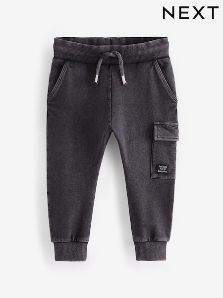 Grey Acid Wash Super Skinny Utility Joggers (3mths-7yrs) (K72255) | AED39 - AED53