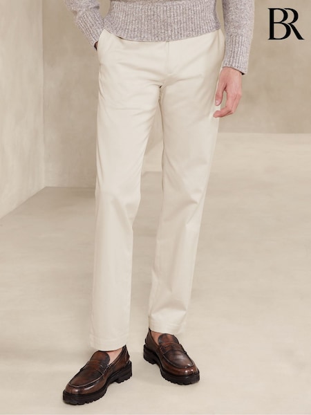 Banana Republic Beige Slim Rapid Movement Chinos (K72264) | €55
