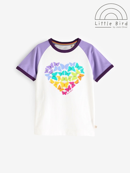 Violetti - Little Bird By Jools Oliver Short Sleeve Raglan Colourful 100% Cotton T-shirt (K72384) | €19 - €24