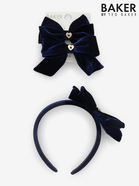 Baker by Ted Baker Girls Back to School Navy Three Piece Multipack (K72459) | €24