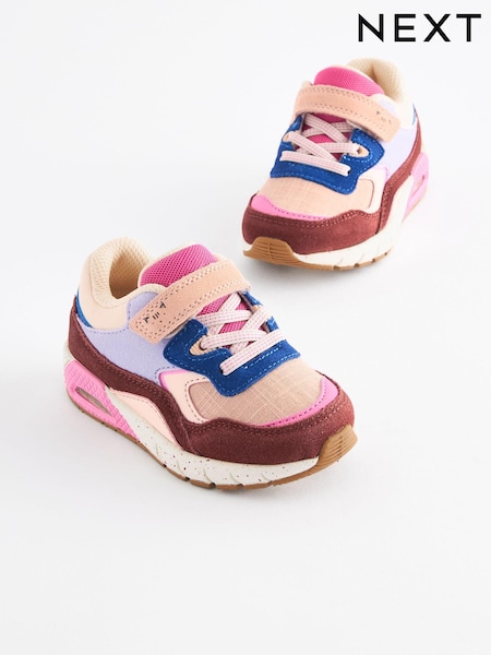Multi Berry Elastic Lace Chunky Trainers (K72577) | €24 - €26