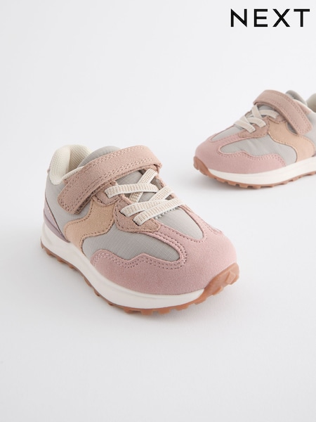 Multi Neutral Elastic Lace Chunky Trainers (K72580) | €23 - €25