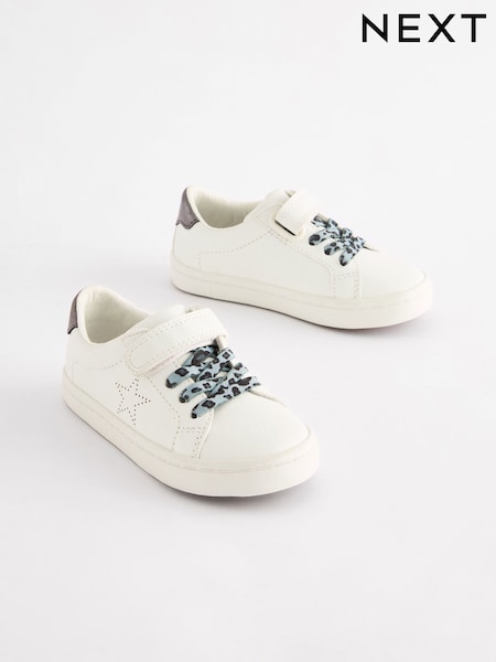 White Elastic Lace Trainers (K72629) | R$ 185 - R$ 205