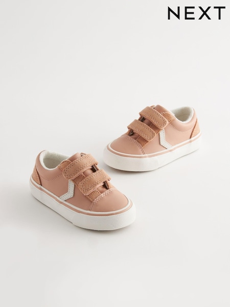 Розовый - Touch Fasten Strap Trainers (K72632) | €18 - €21