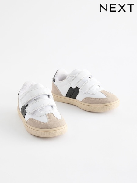 White Retro Trainers (K72645) | AED71 - AED78