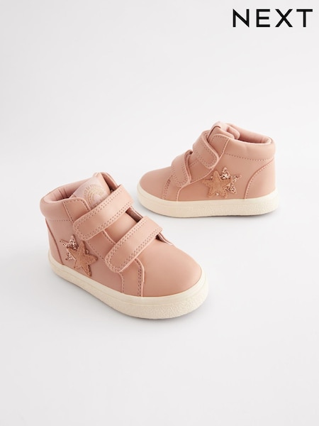 Star Touch Fasten Strap High Top Trainers (K72696) | ‏7 ر.ع.‏ - ‏8 ر.ع.‏