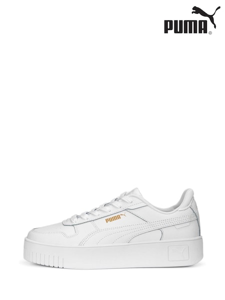 Puma White Womens Carina Street Trainers (K73207) | R$ 575