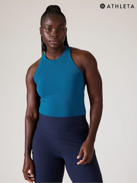 Athleta Blue Renew Seamless Racerback Tank Top (K73227) | €22.50
