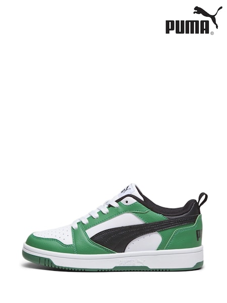 Puma Ivory White Rebound V6 Lo Youth Trainers (K73244) | €60