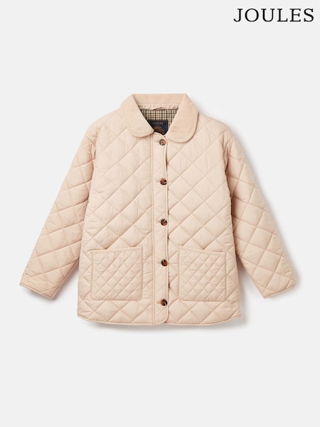 Joules Kids' Mayberry Natural Quilted Jacket (K73434) | R$ 385 - R$ 415